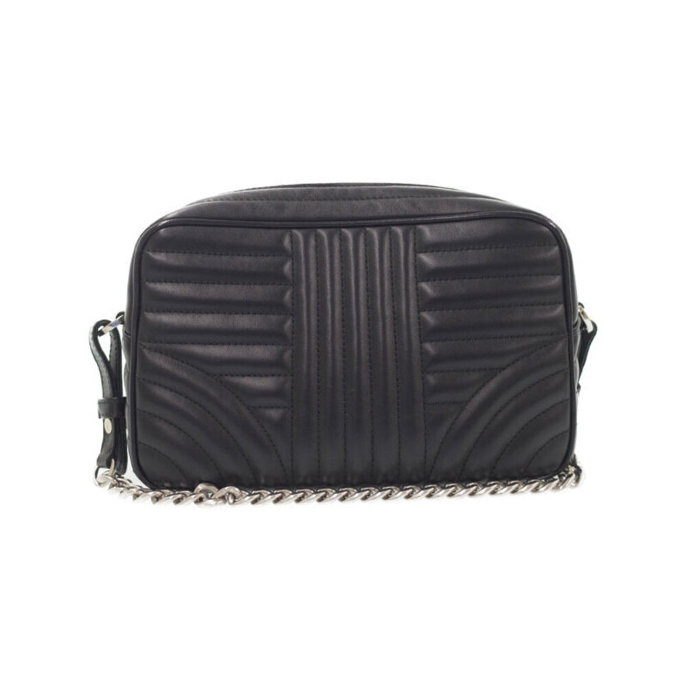 Prada Bag Diagramme quilted leather Black Camera calfskin handbag